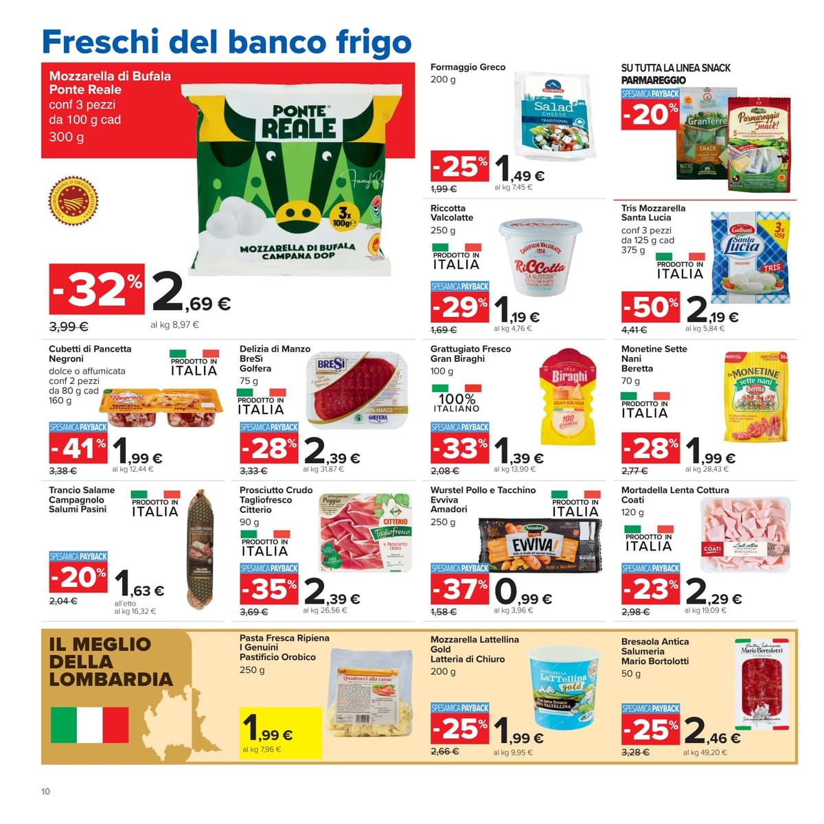 Pagina 10. del volantino Carrefour - Prezzi Freschi (iper) dal 23/08/2026