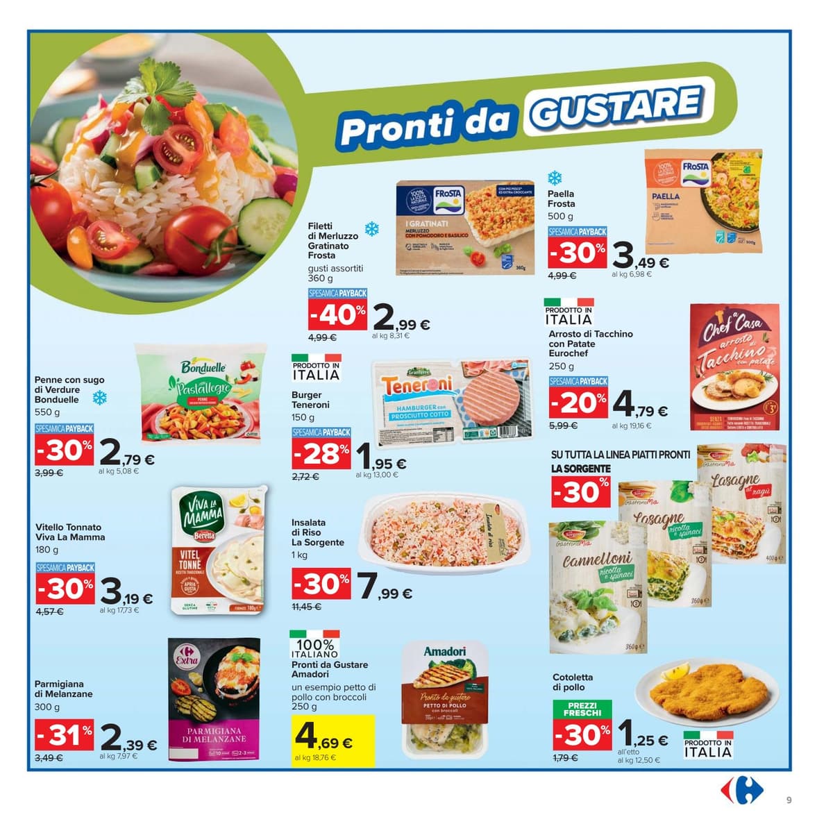 Pagina 9. del volantino Carrefour - Prezzi Freschi (iper) dal 23/08/2026