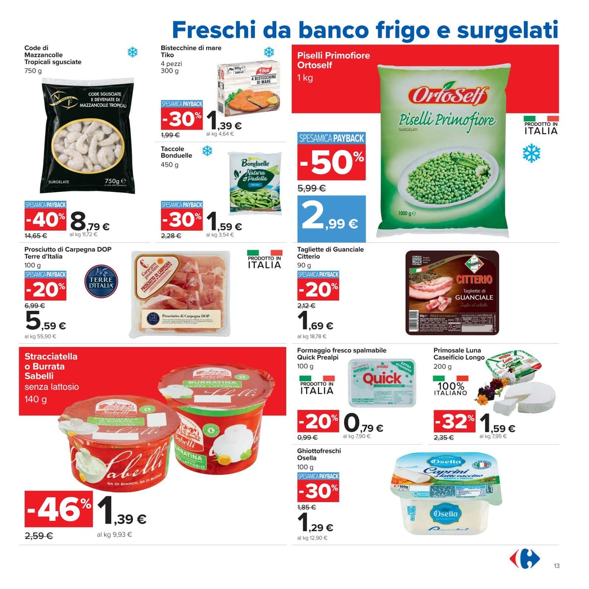 Pagina 13. del volantino Carrefour - Prezzi Freschi (iper) dal 23/08/2026