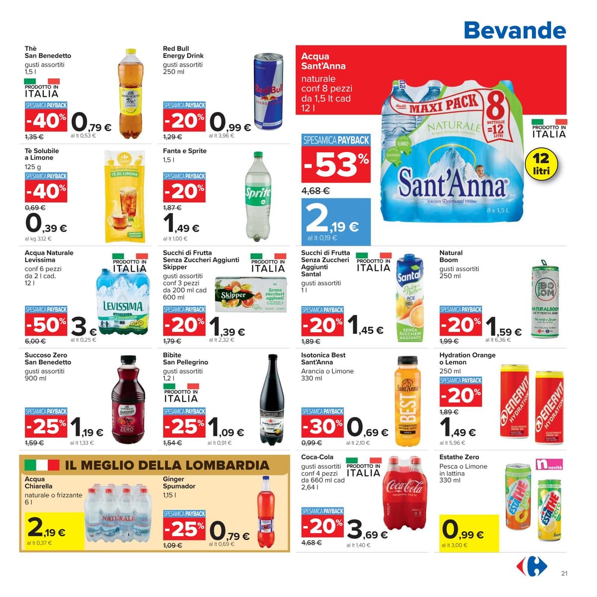 Pagina 21. del volantino Carrefour - Prezzi Freschi (iper) dal 23/08/2026