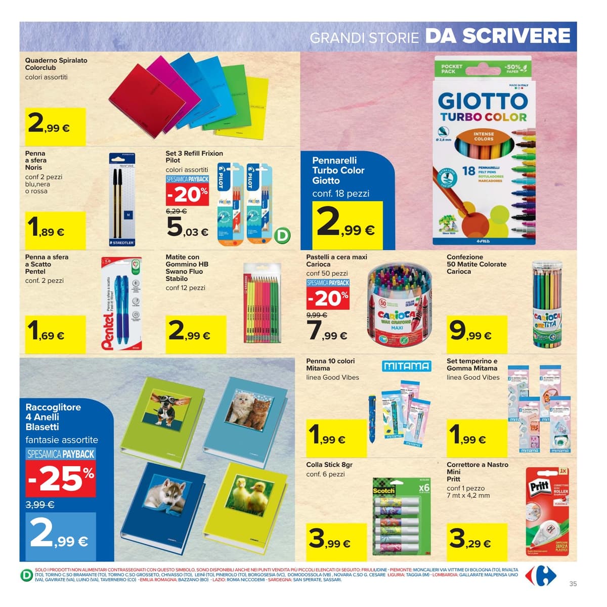 Pagina 35. del volantino Carrefour - Prezzi Freschi (iper) dal 23/08/2026