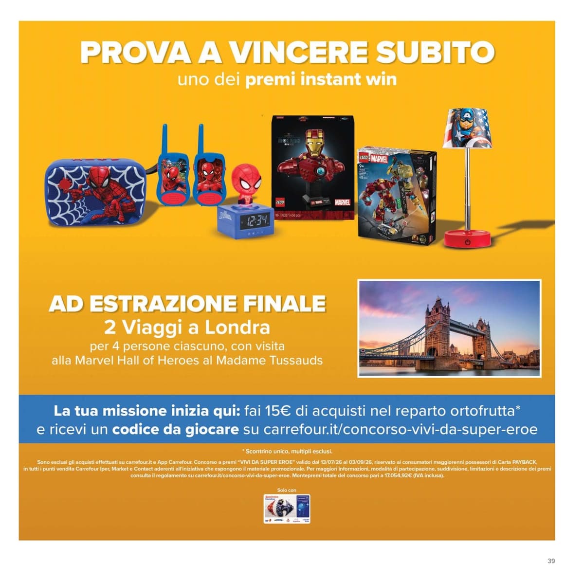 Pagina 39. del volantino Carrefour - Prezzi Freschi (iper) dal 23/08/2026