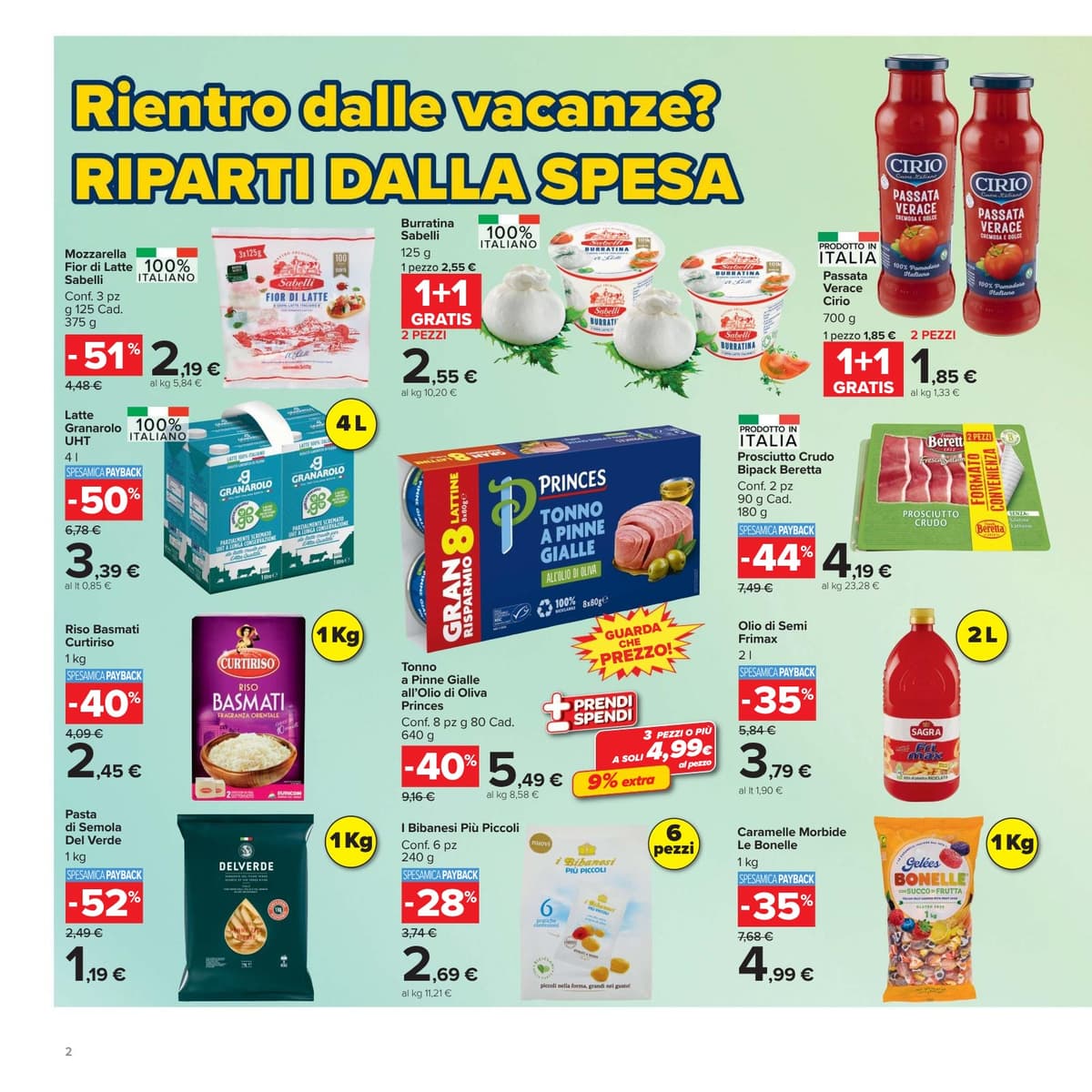 Pagina 2. del volantino Carrefour - Prezzi Freschi (market)