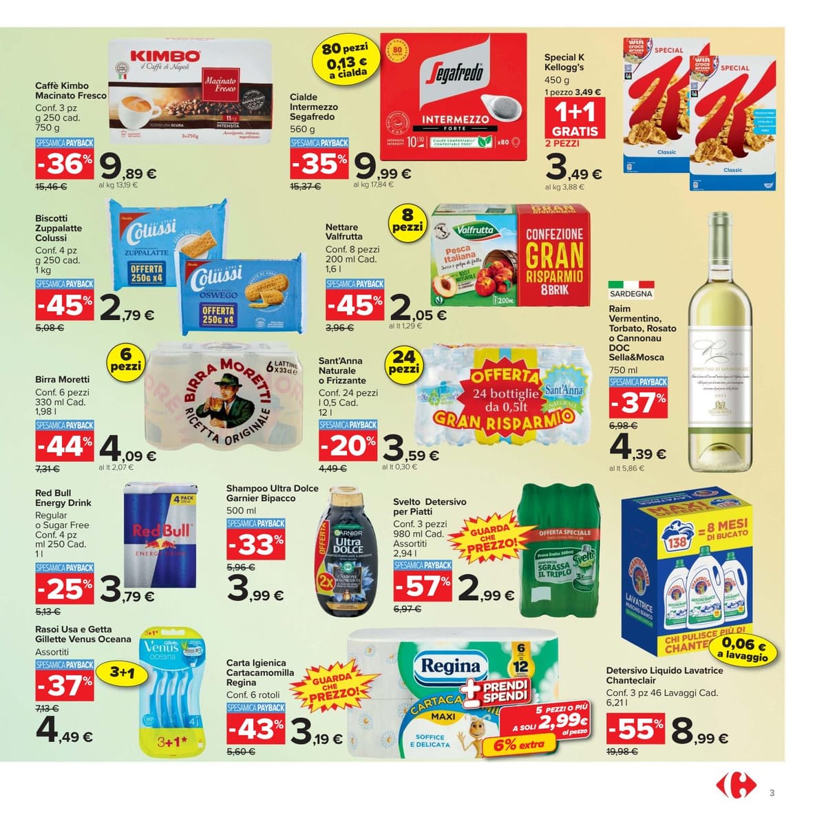 Pagina 3. del volantino Carrefour - Prezzi Freschi (market) dal 23/08/2026