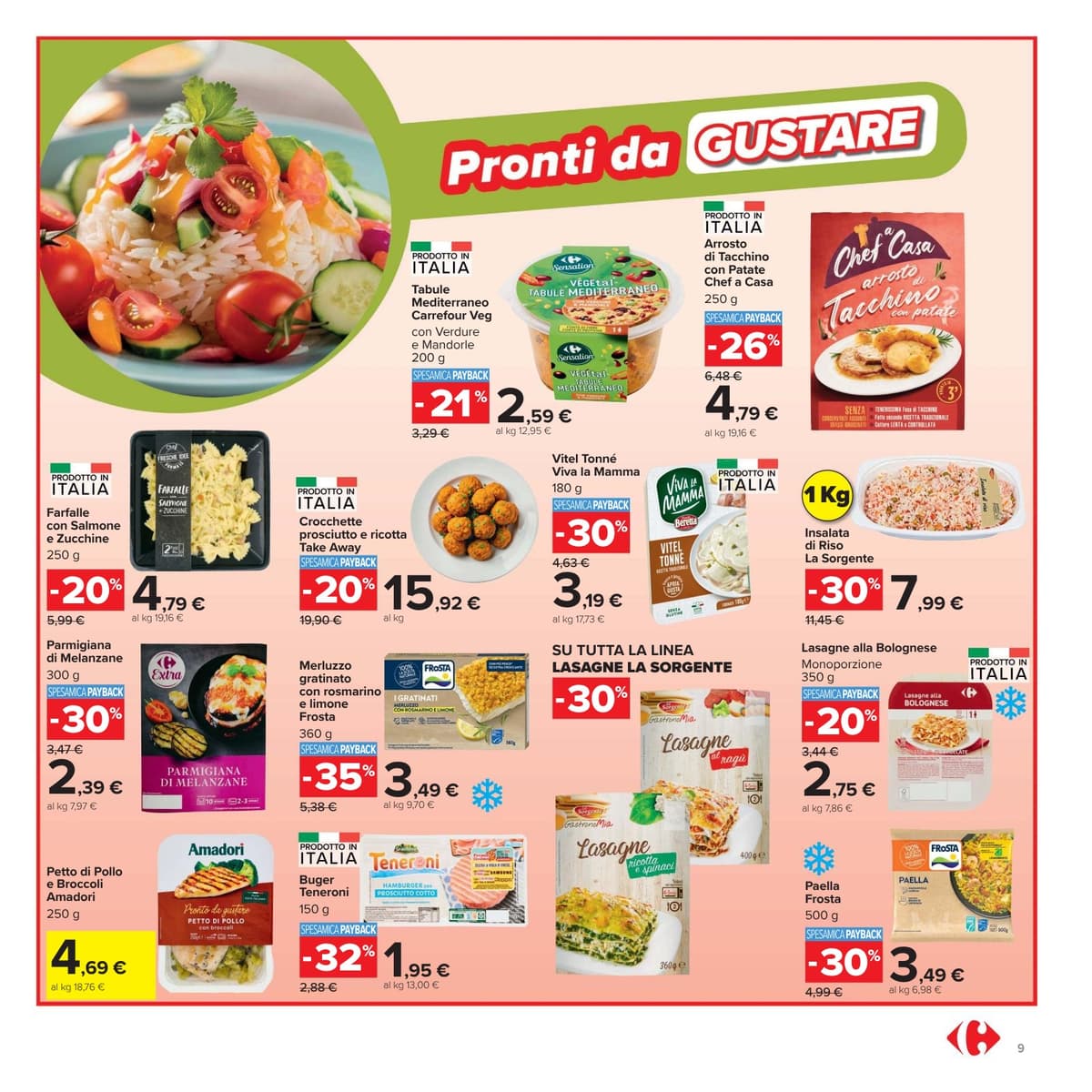 Pagina 9. del volantino Carrefour - Prezzi Freschi (market) dal 23/08/2026