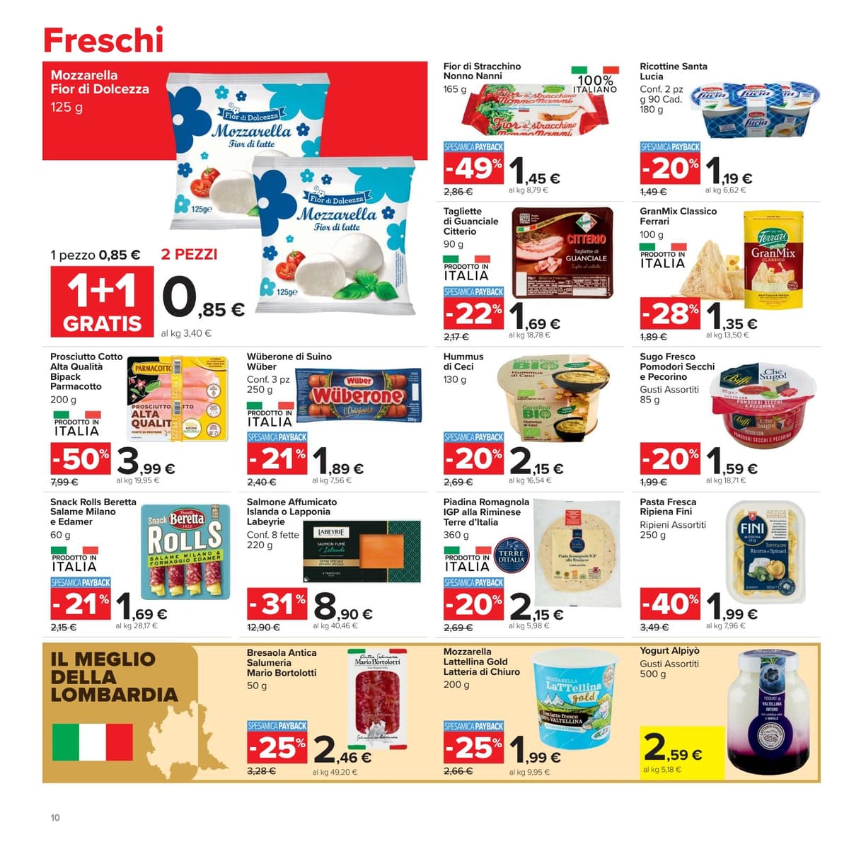 Pagina 10. del volantino Carrefour - Prezzi Freschi (market) dal 23/08/2026