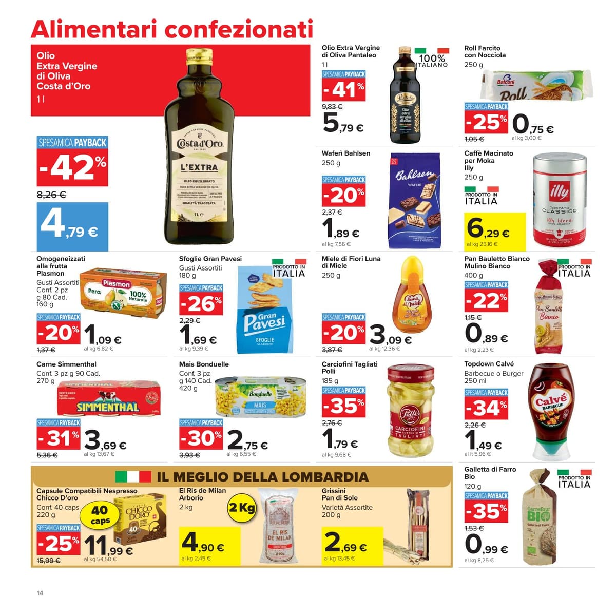 Pagina 14. del volantino Carrefour - Prezzi Freschi (market) dal 23/08/2026