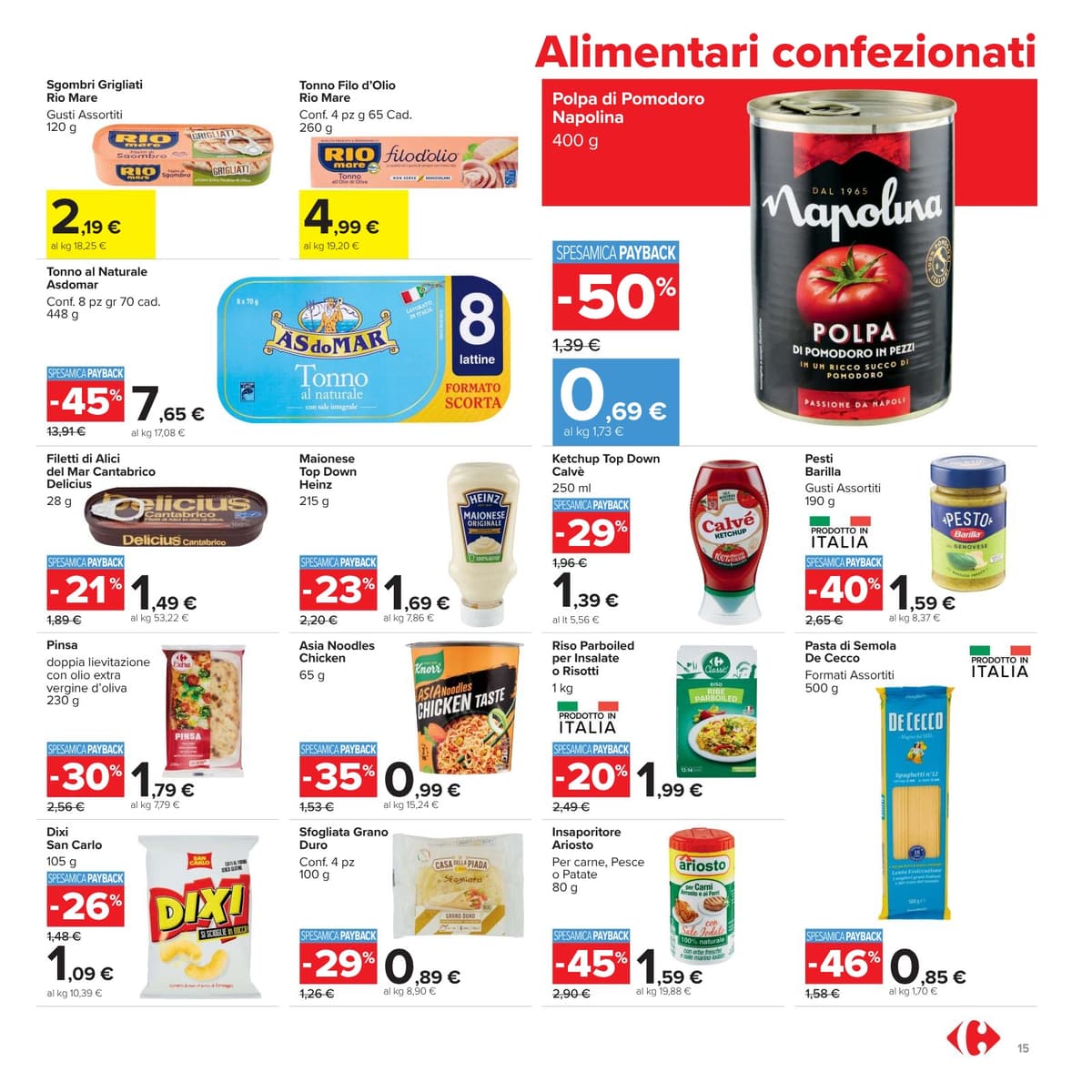 Pagina 15. del volantino Carrefour - Prezzi Freschi (market) dal 23/08/2026