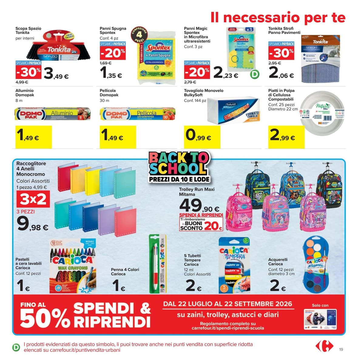 Pagina 19. del volantino Carrefour - Prezzi Freschi (market) dal 23/08/2026