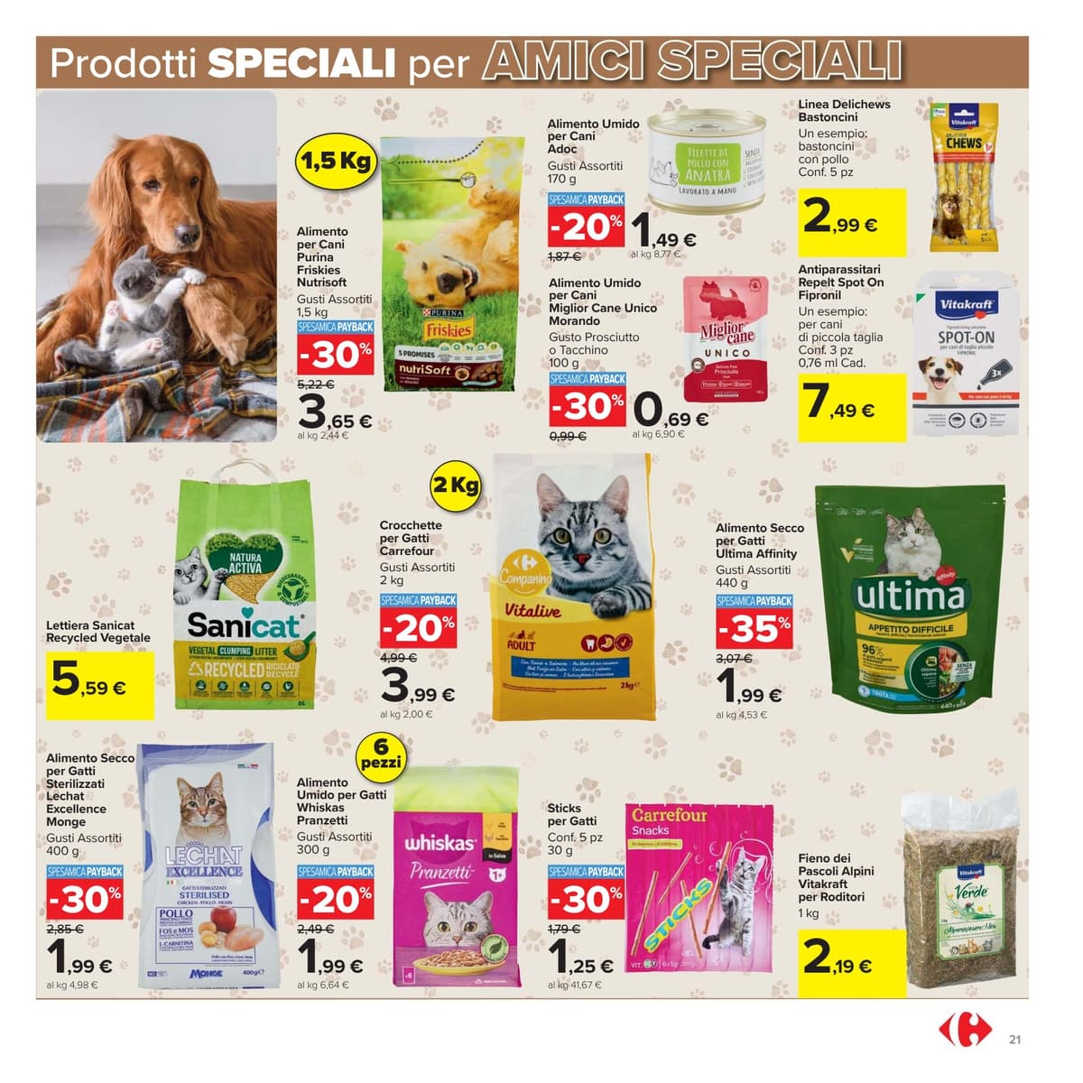 Pagina 21. del volantino Carrefour - Prezzi Freschi (market) dal 23/08/2026