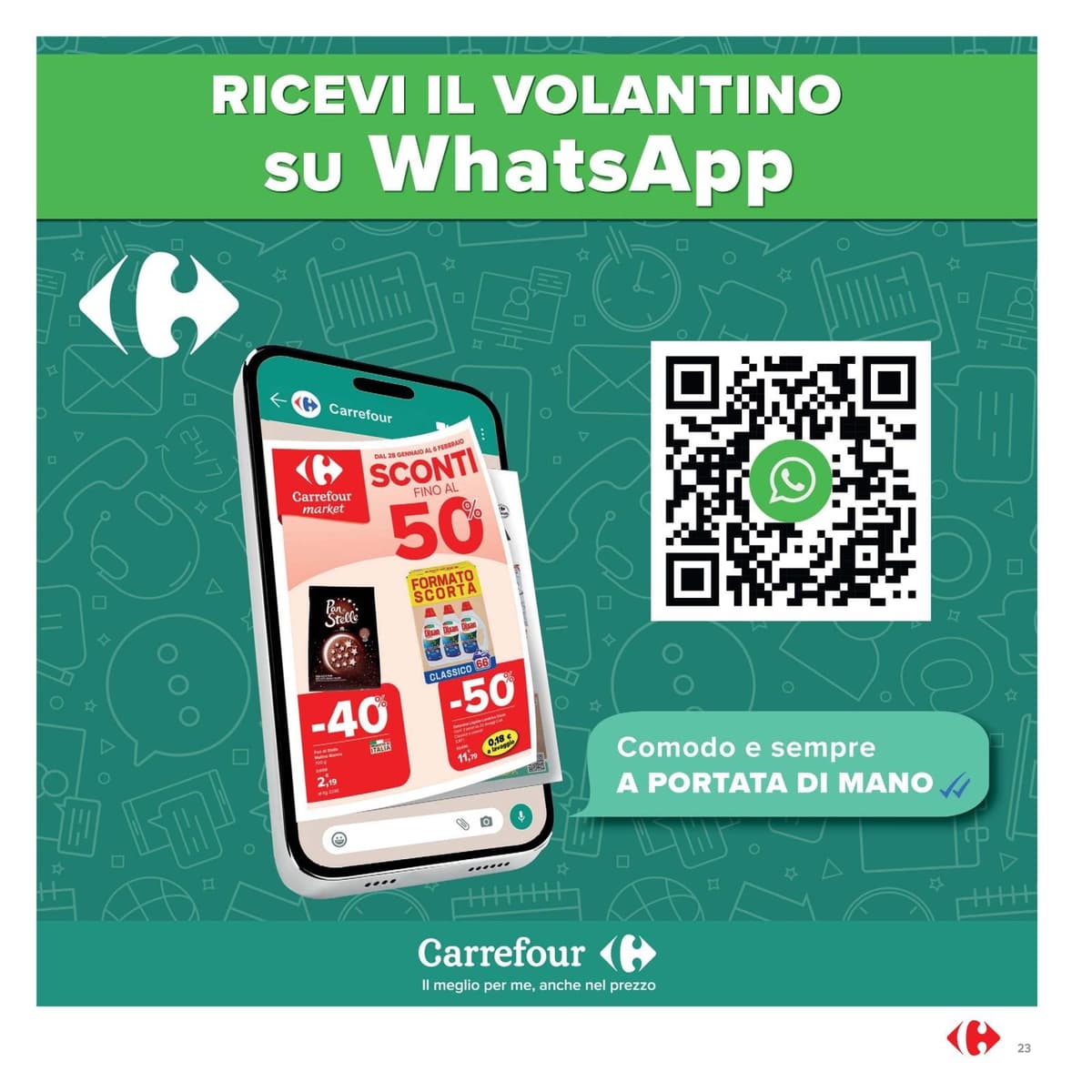 Pagina 23. del volantino Carrefour - Prezzi Freschi (market) dal 23/08/2026