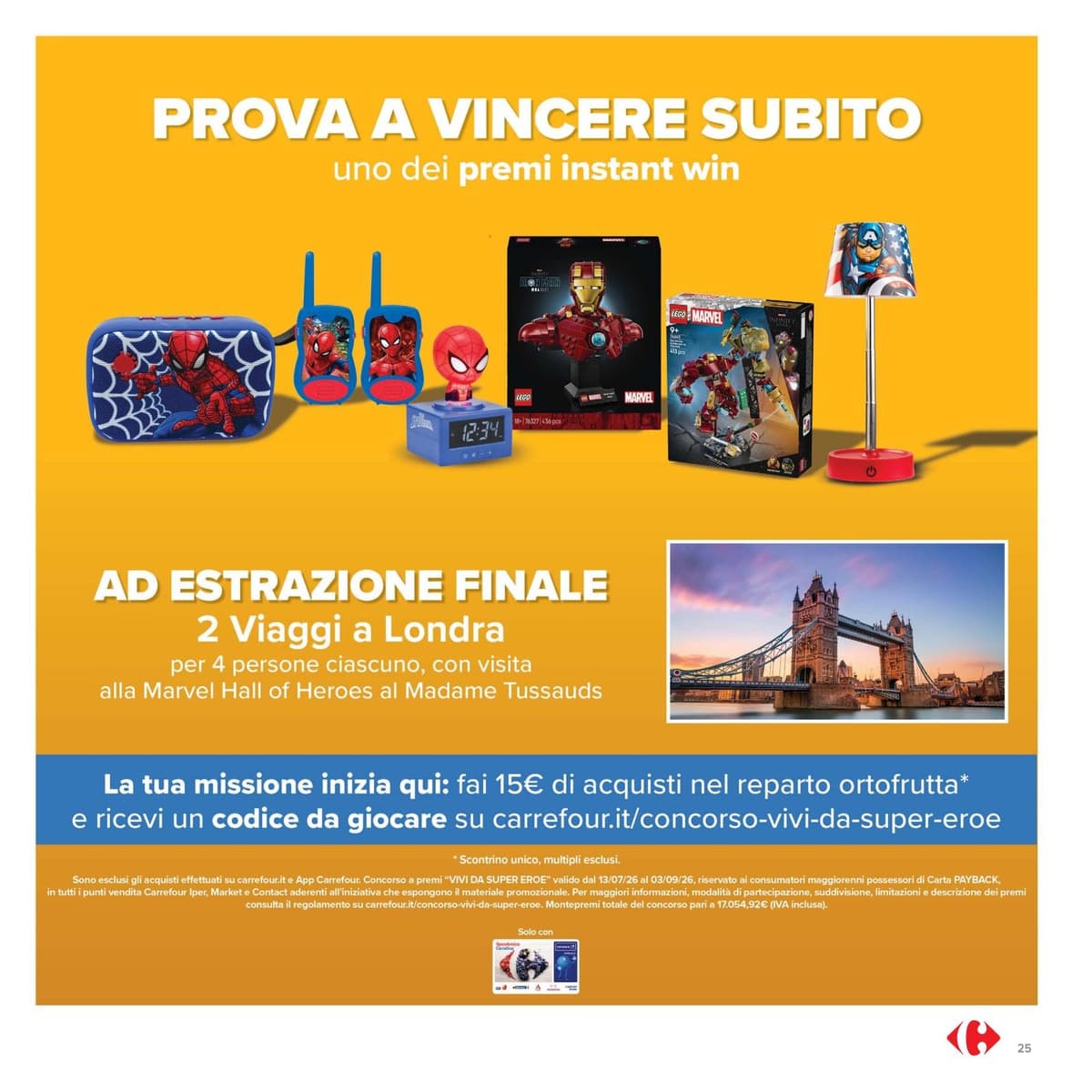 Pagina 25. del volantino Carrefour - Prezzi Freschi (market) dal 23/08/2026