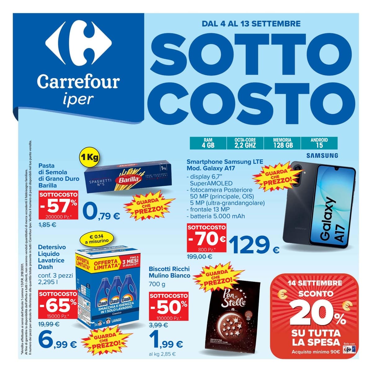 Carrefour katalog Sottocosto (iper), 04/09/2026 – 13/09/2026