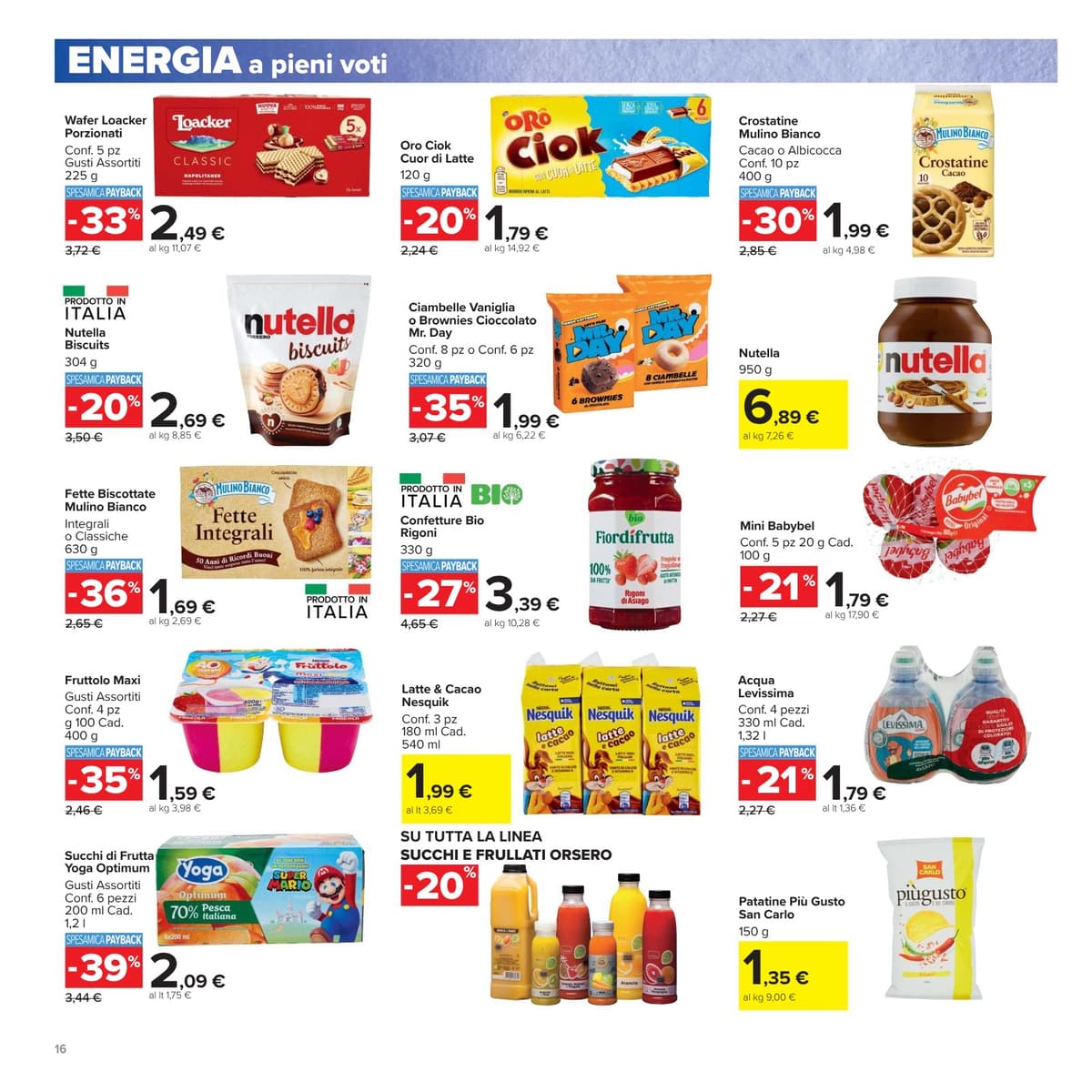 Pagina 16. del volantino Carrefour - Sottocosto (market) dal 05/09/2026