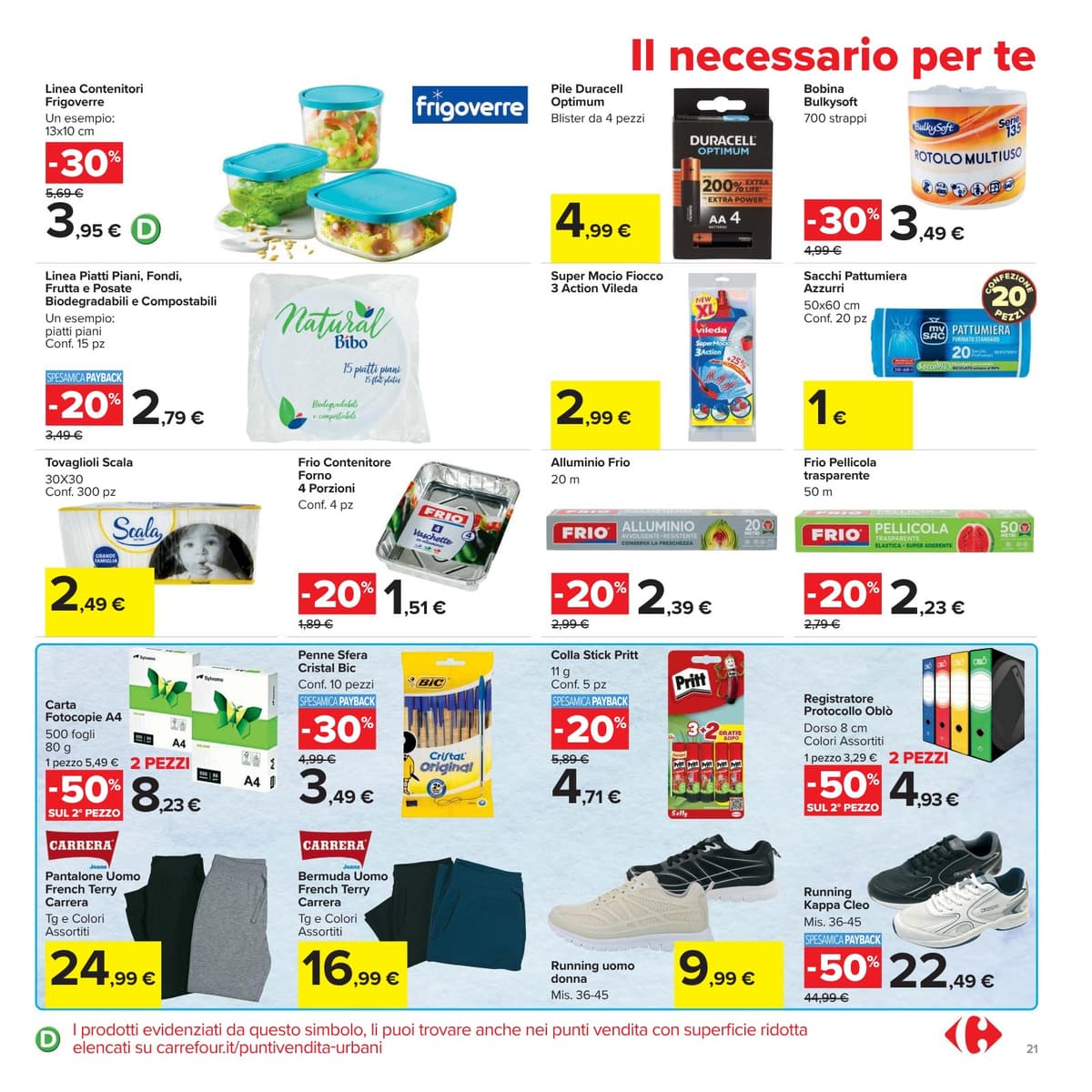 Pagina 21. del volantino Carrefour - Sottocosto (market) dal 05/09/2026