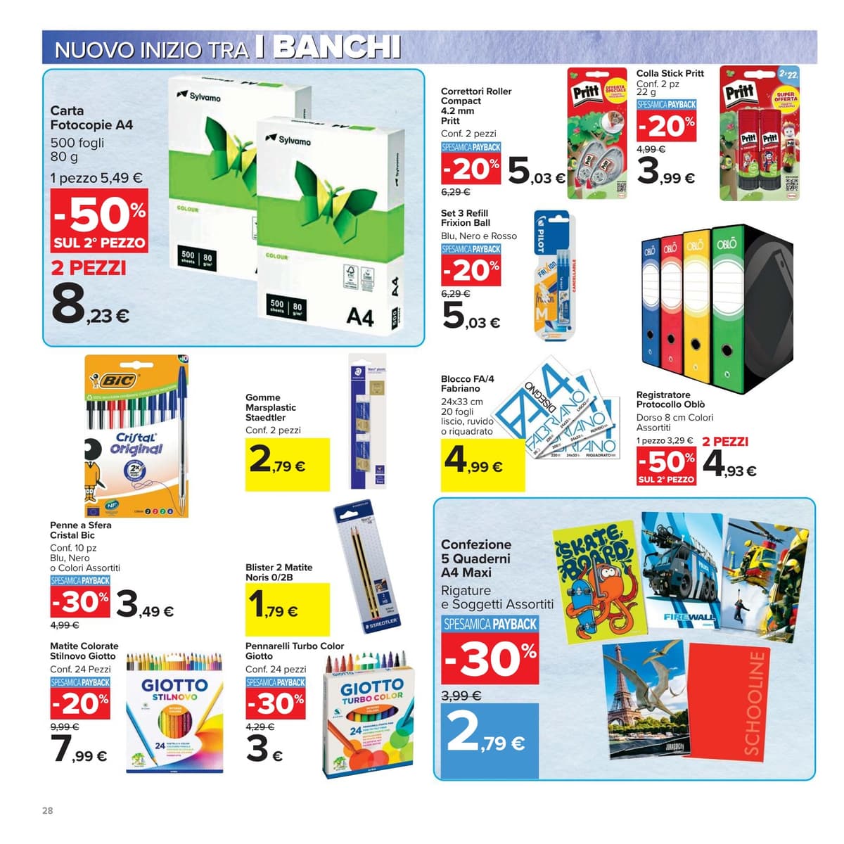 Pagina 28. del volantino Carrefour - Sottocosto (market) dal 05/09/2026