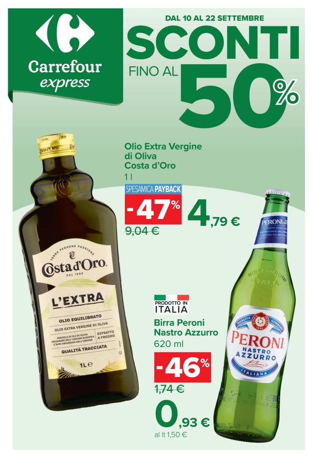 Carrefour katalog Sconti fino al 50% (express), 10/09/2026 – 22/09/2026