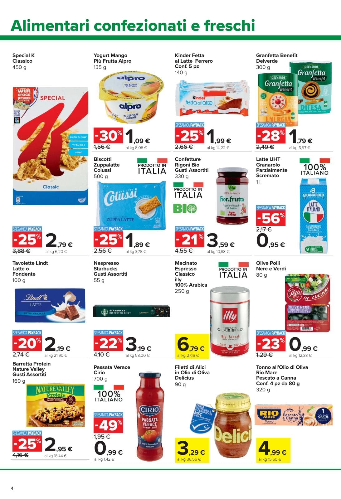 Pagina 4. del volantino Carrefour - Sconti fino al 50% (express)
