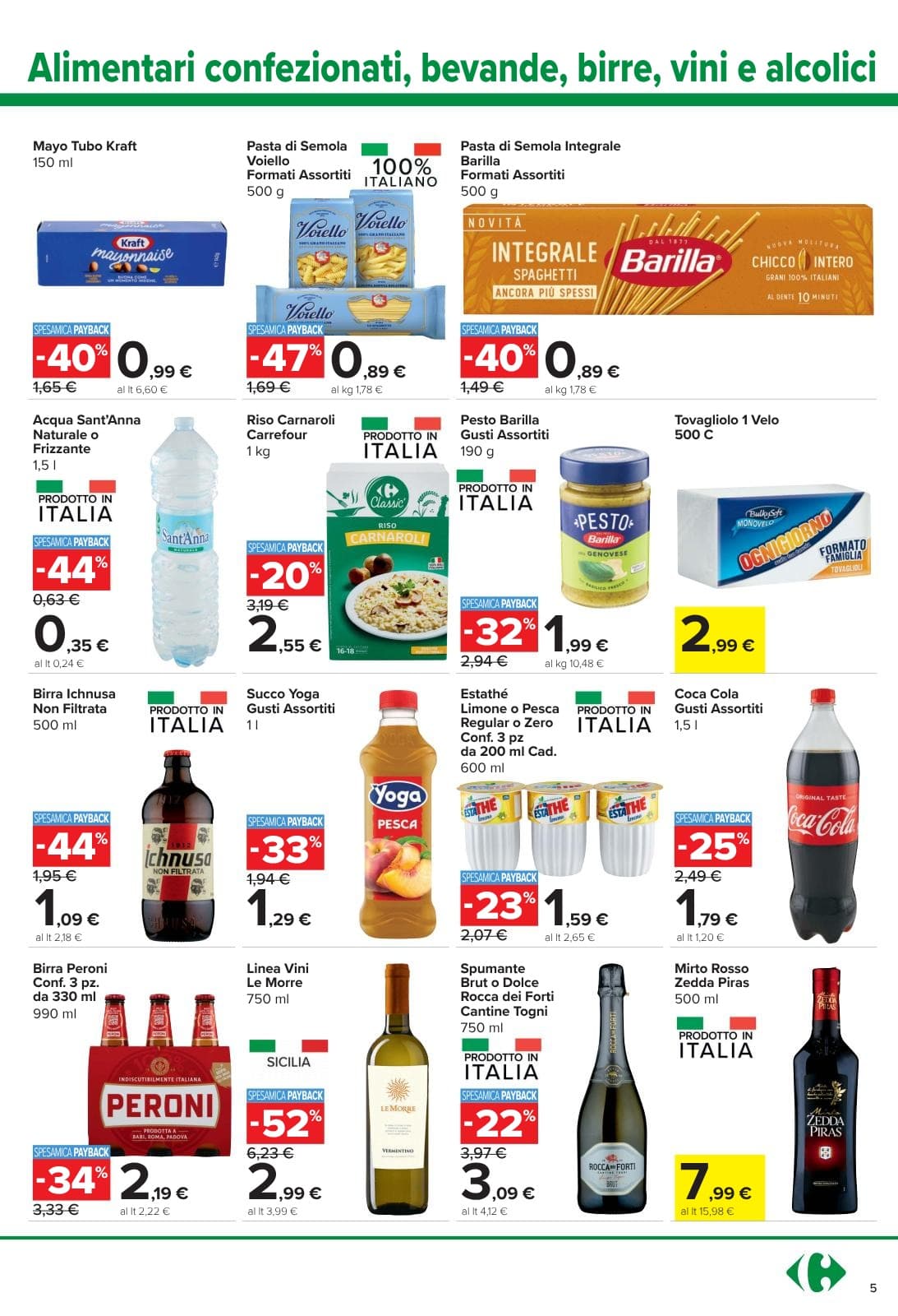 Pagina 5. del volantino Carrefour - Sconti fino al 50% (express)