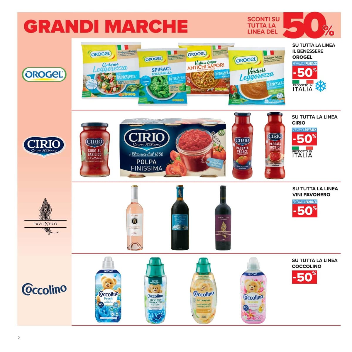 Pagina 2. del volantino Carrefour - Grandi Marche (market)