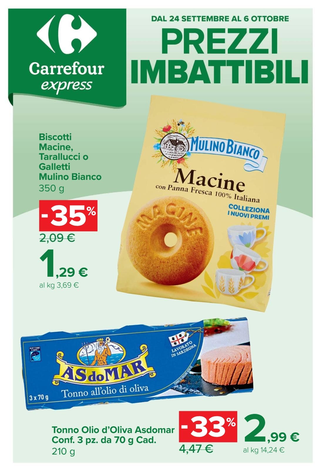 Copertina del volantino Carrefour Prezzi imbattibili (express)