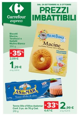 Pagina 1 del volantino Carrefour Prezzi imbattibili (express)