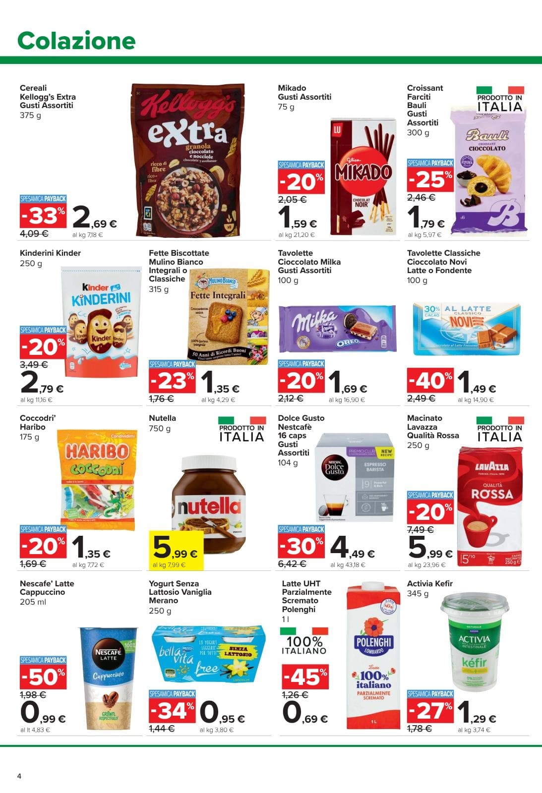 Pagina 4. del volantino Carrefour - Prezzi imbattibili (express)