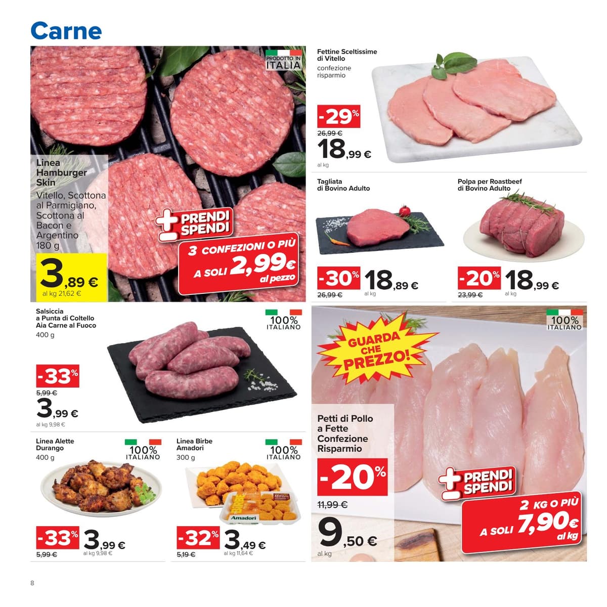 Pagina 8. del volantino Carrefour - 50 prodotti al 50%