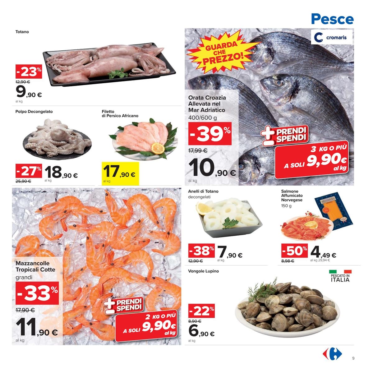 Pagina 9. del volantino Carrefour - 50 prodotti al 50%