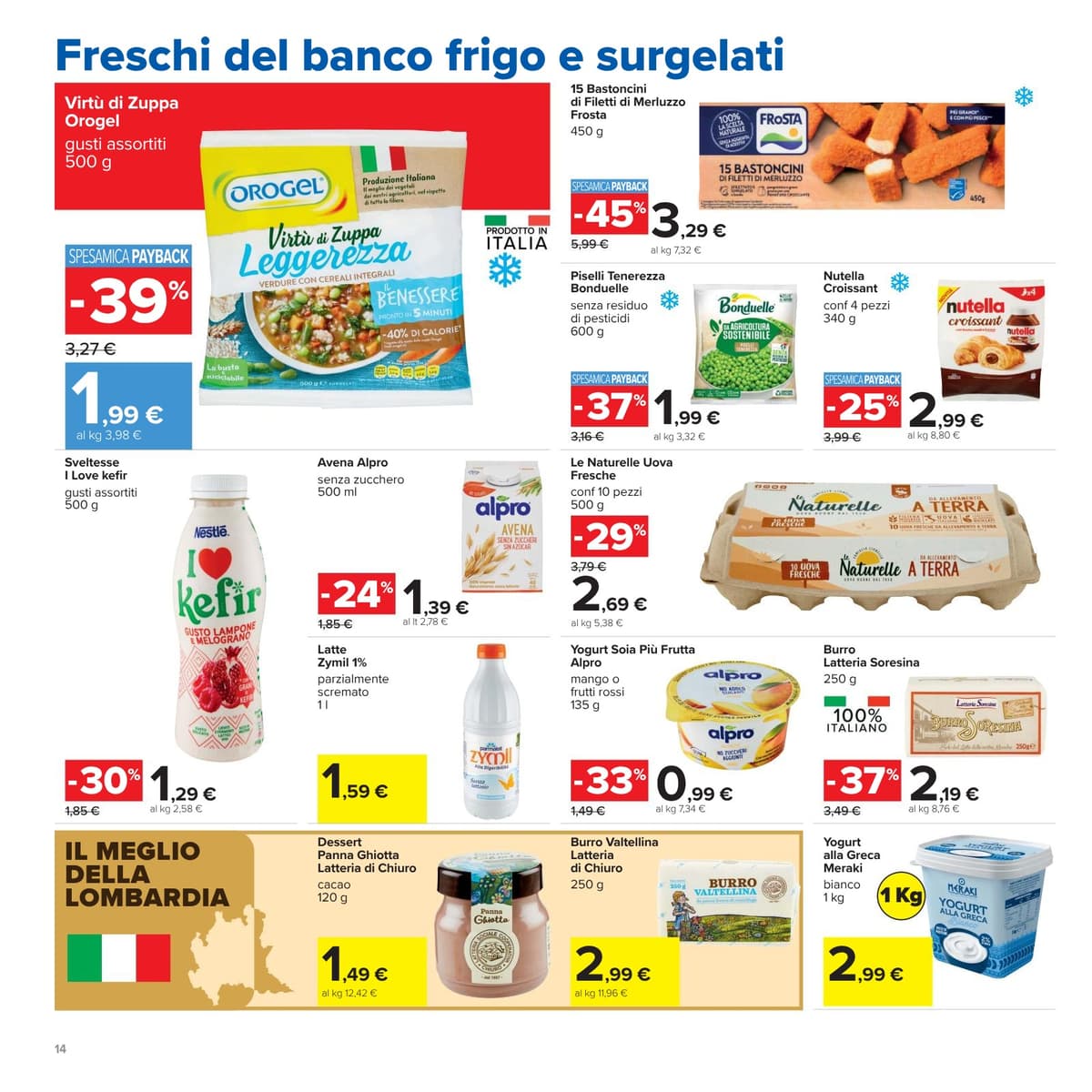 Pagina 14. del volantino Carrefour - 50 prodotti al 50%