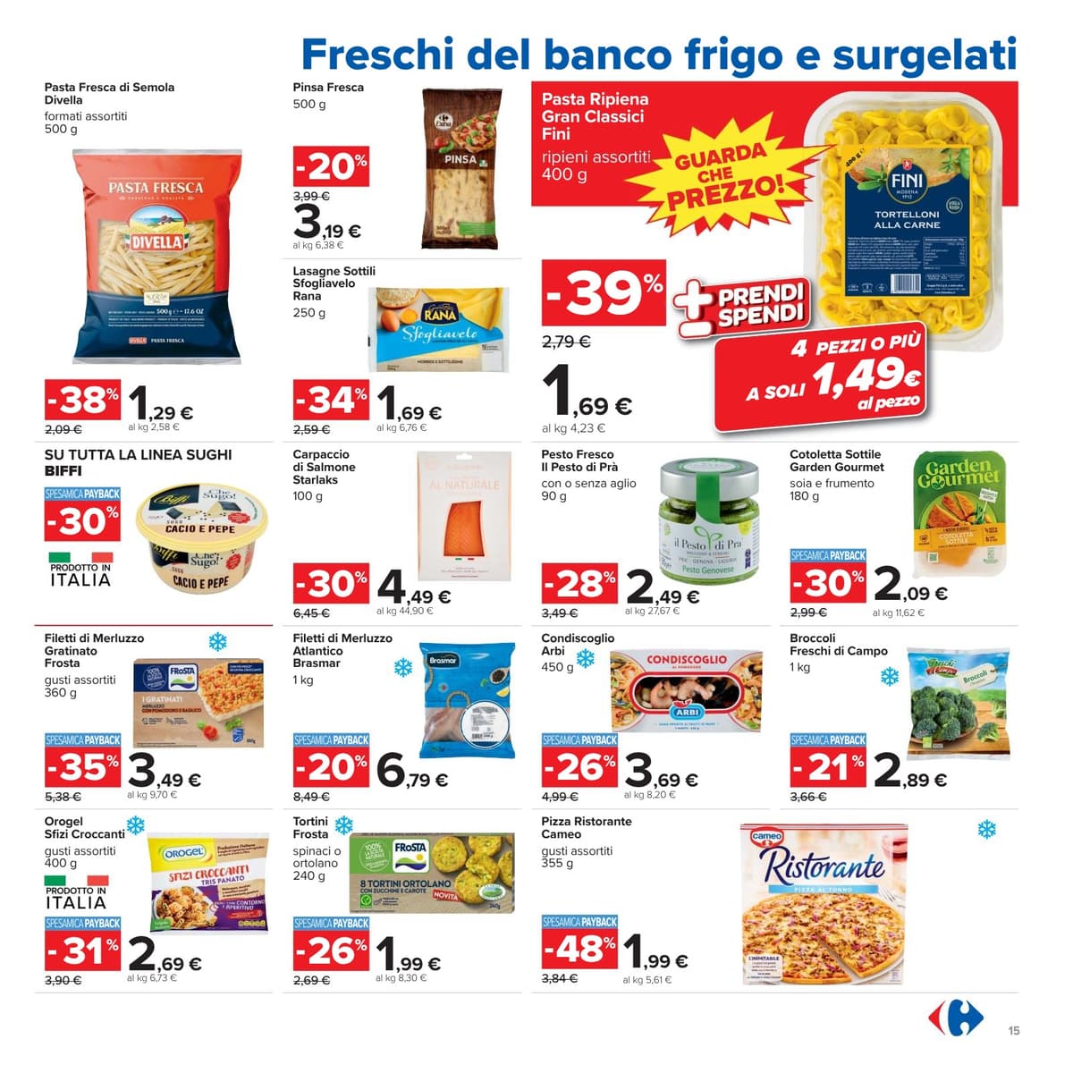 Pagina 15. del volantino Carrefour - 50 prodotti al 50%