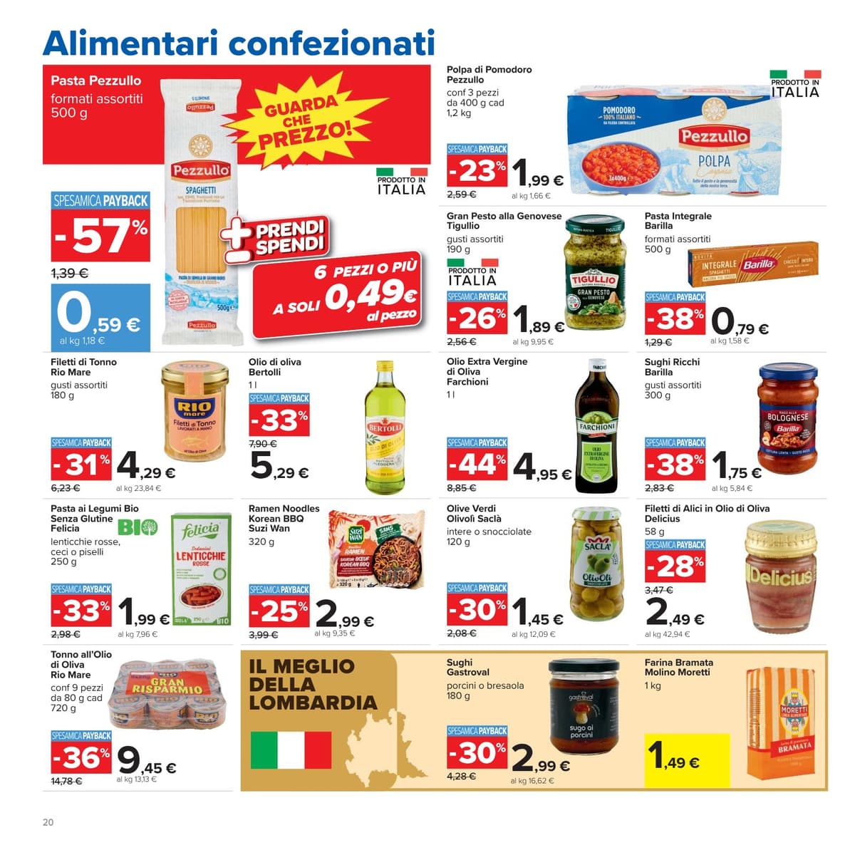 Pagina 20. del volantino Carrefour - 50 prodotti al 50%