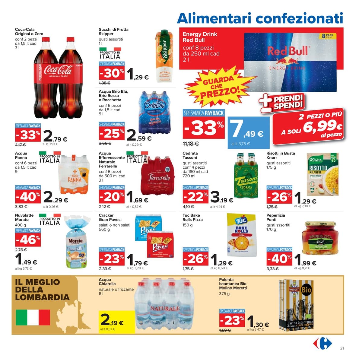 Pagina 21. del volantino Carrefour - 50 prodotti al 50%
