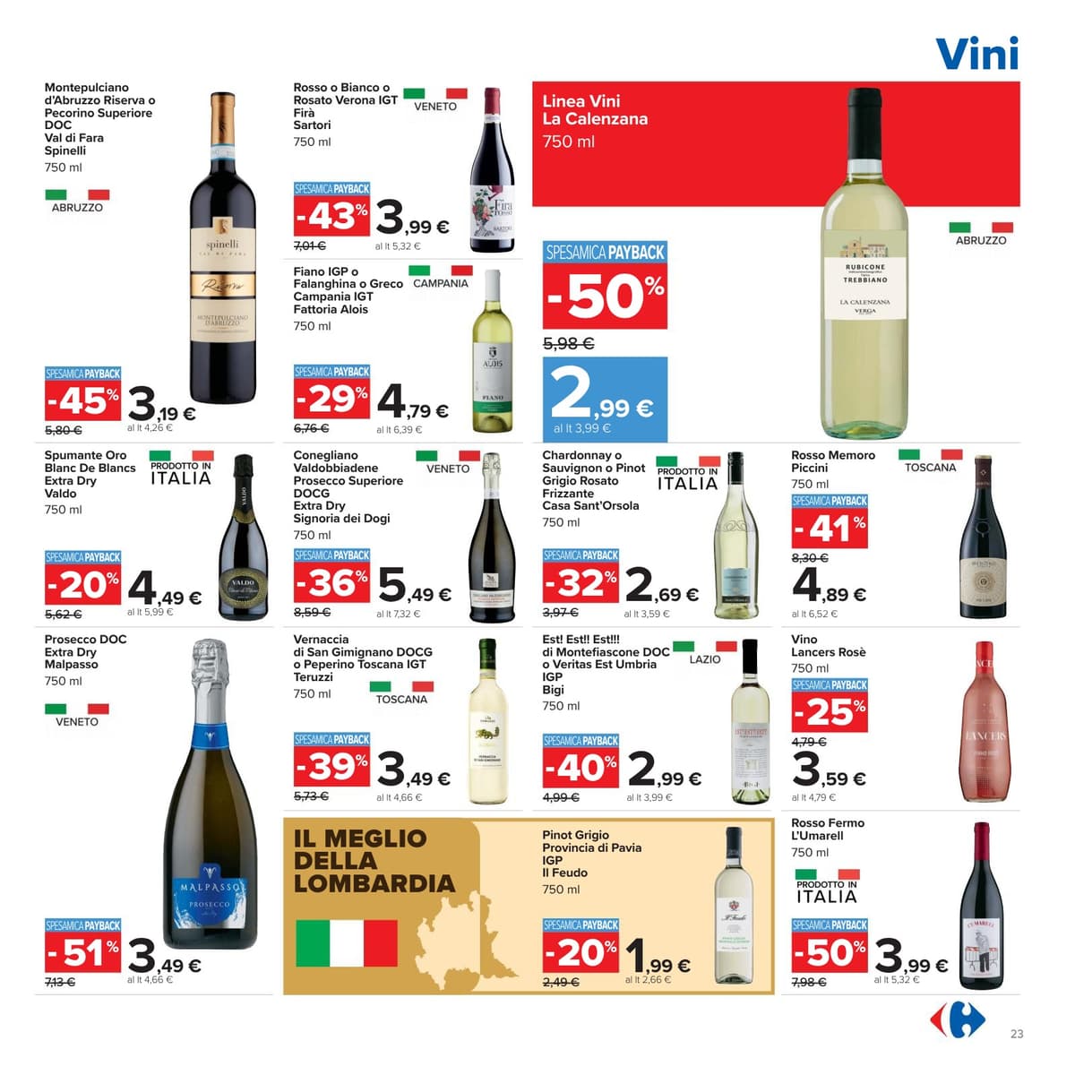Pagina 23. del volantino Carrefour - 50 prodotti al 50%