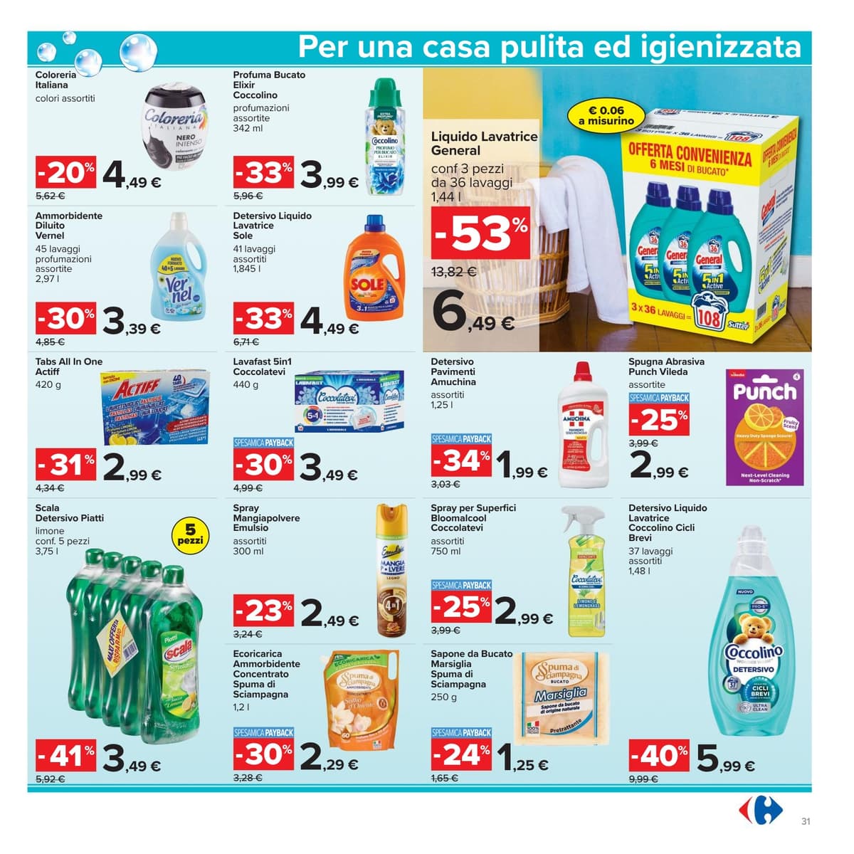 Pagina 31. del volantino Carrefour - 50 prodotti al 50%
