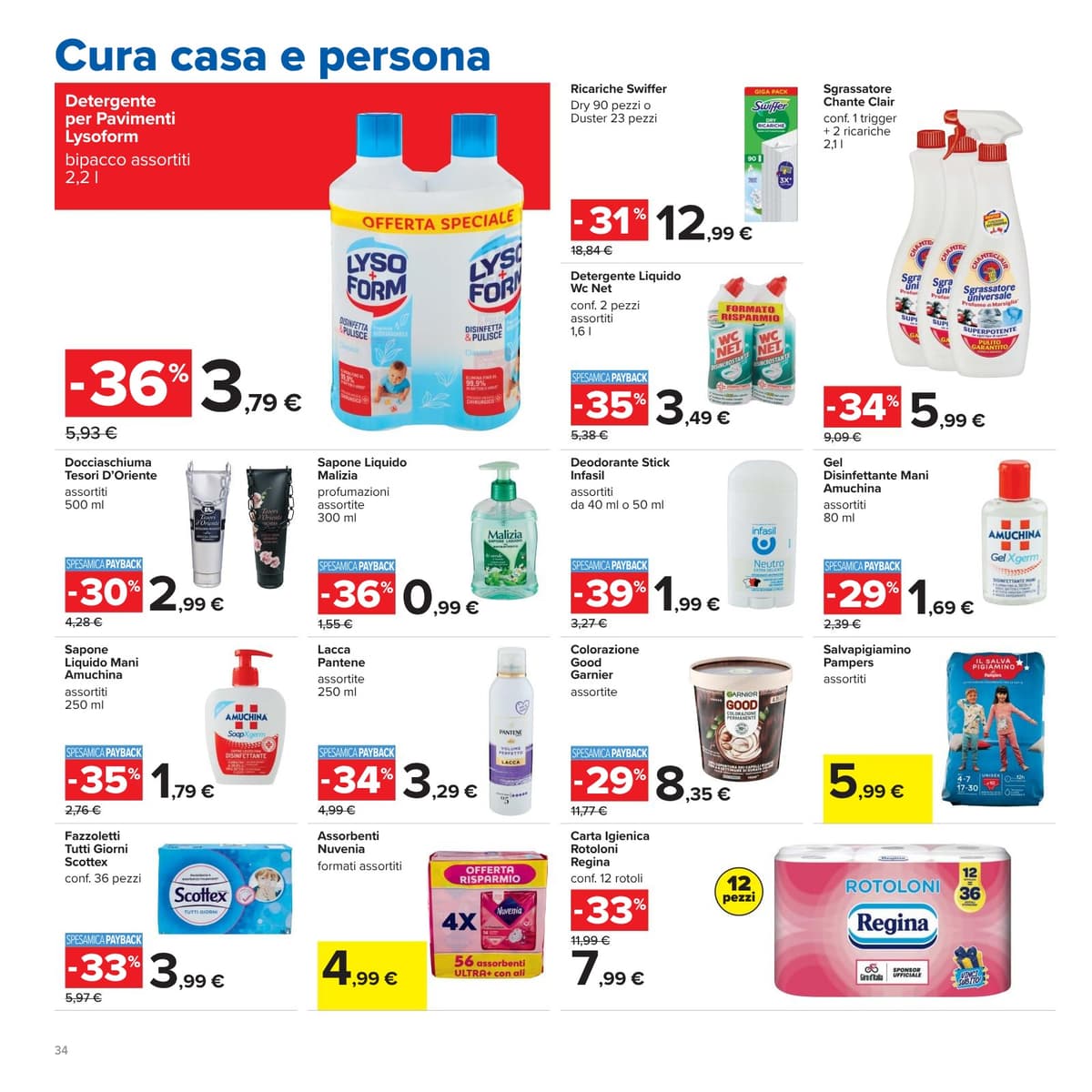 Pagina 34. del volantino Carrefour - 50 prodotti al 50%