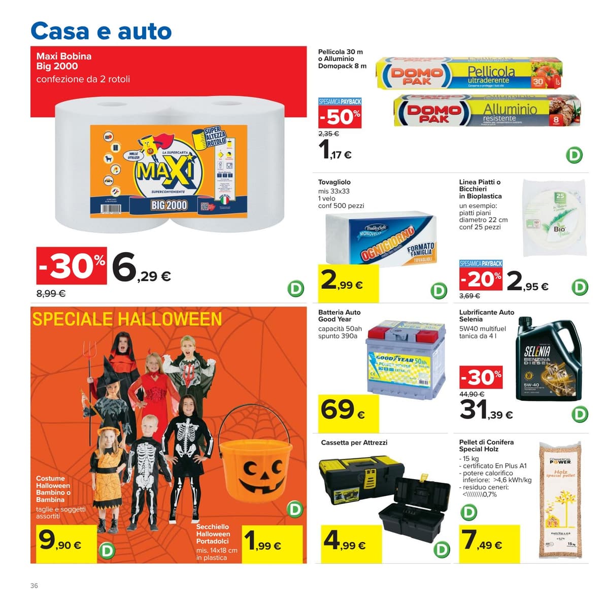 Pagina 36. del volantino Carrefour - 50 prodotti al 50%