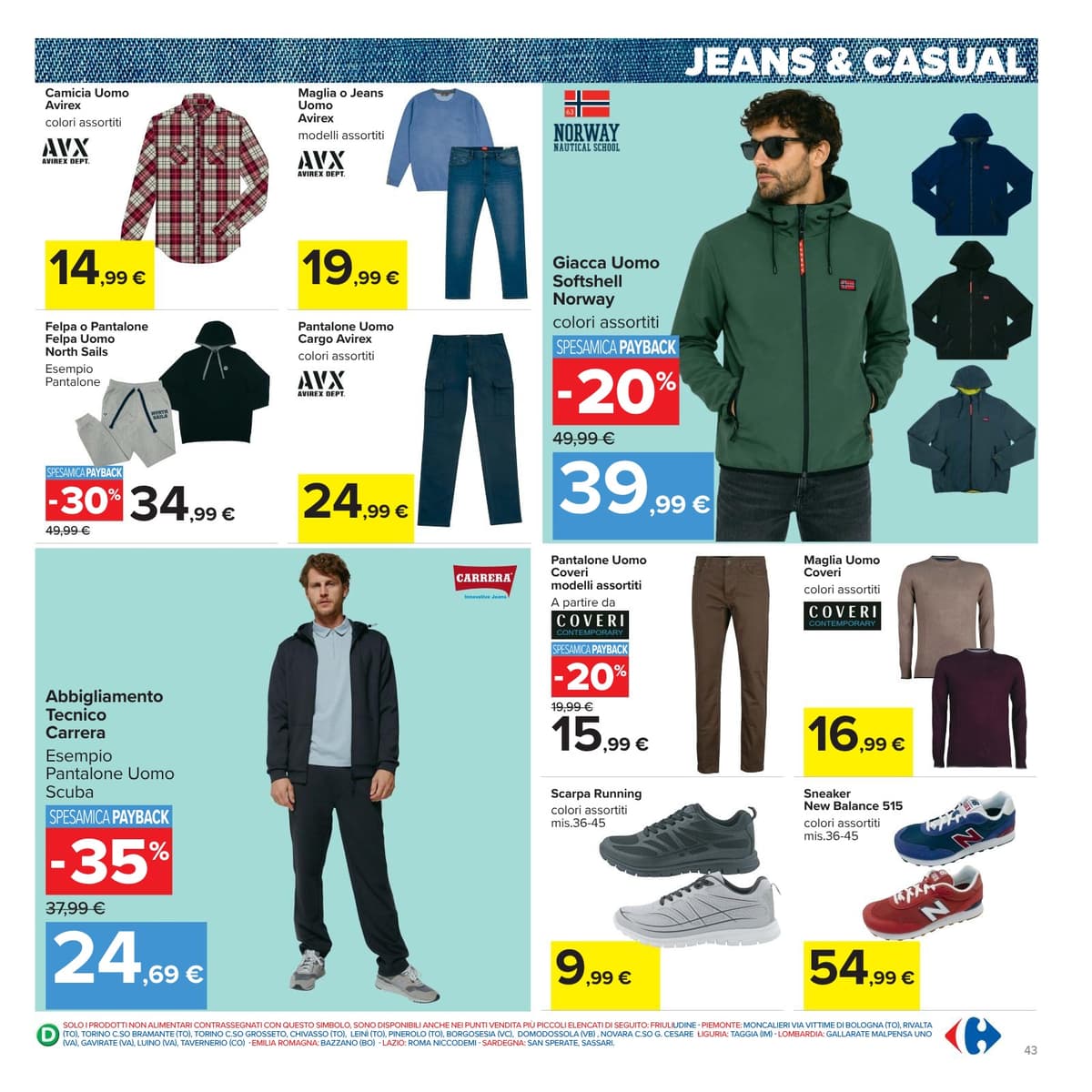 Pagina 43. del volantino Carrefour - 50 prodotti al 50%