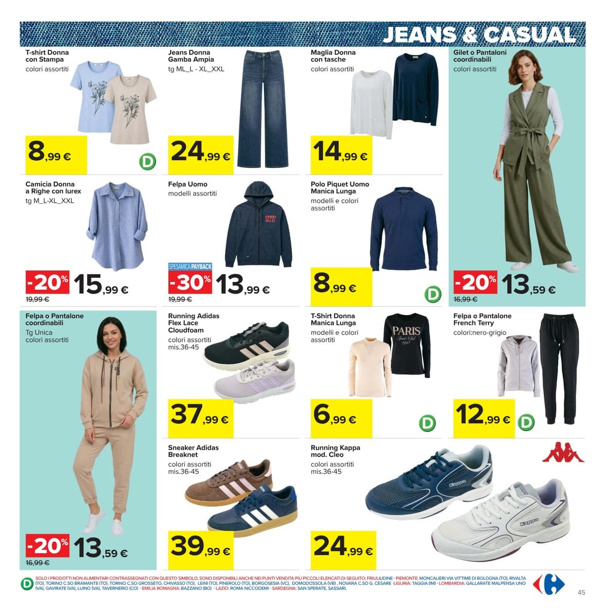 Pagina 45. del volantino Carrefour - 50 prodotti al 50%