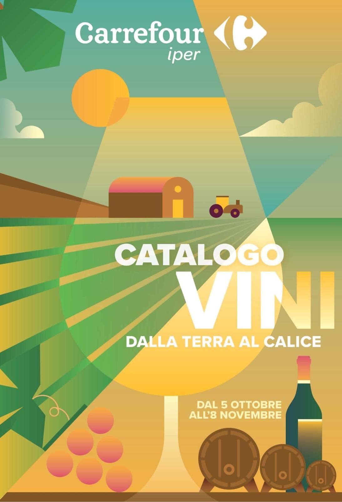 Copertina del volantino Carrefour Catalogo vini