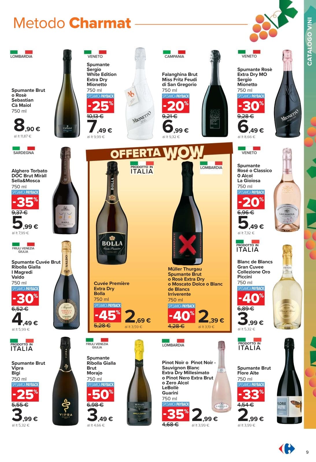 Pagina 9. del volantino Carrefour - Catalogo vini
