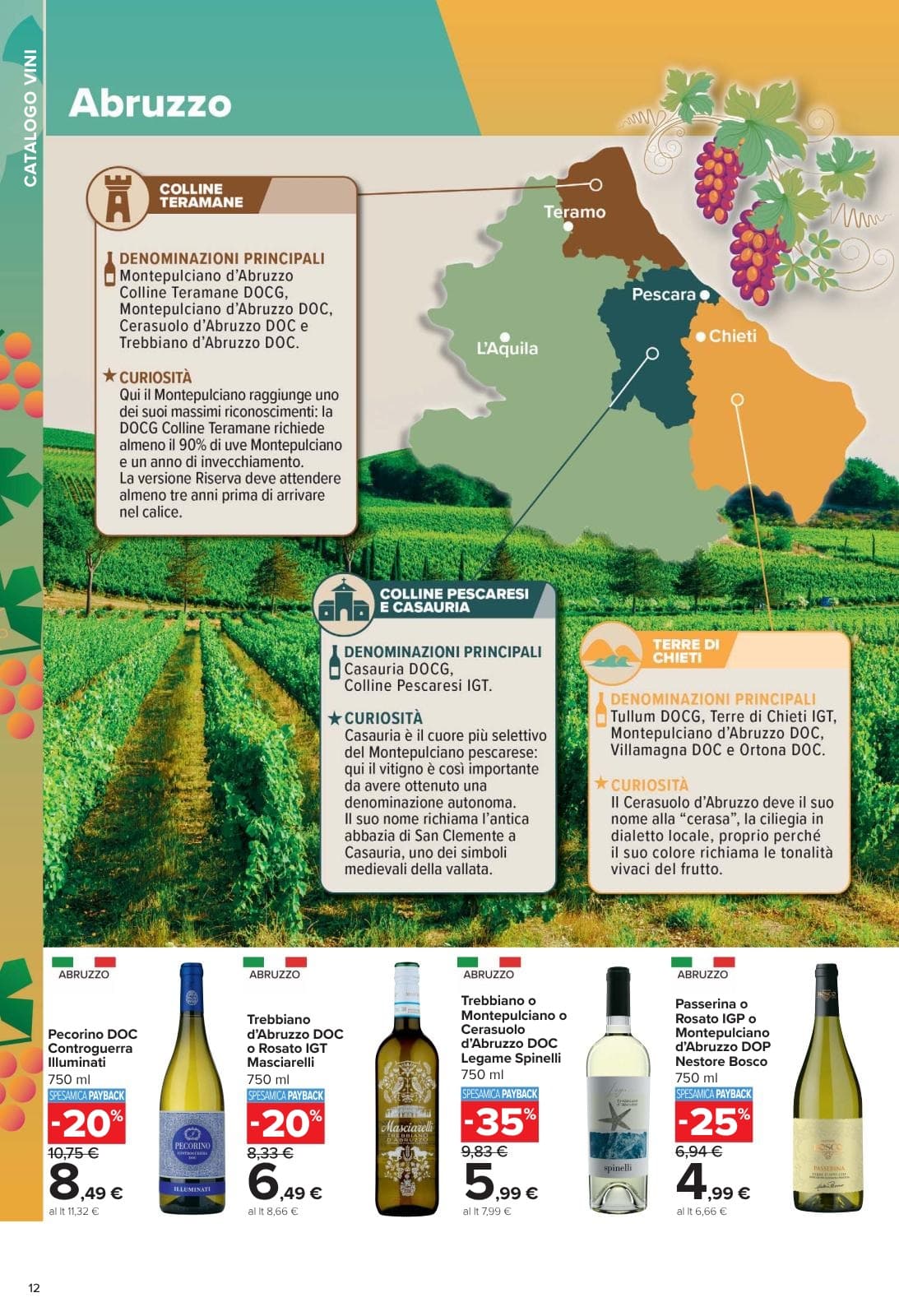 Pagina 12. del volantino Carrefour - Catalogo vini