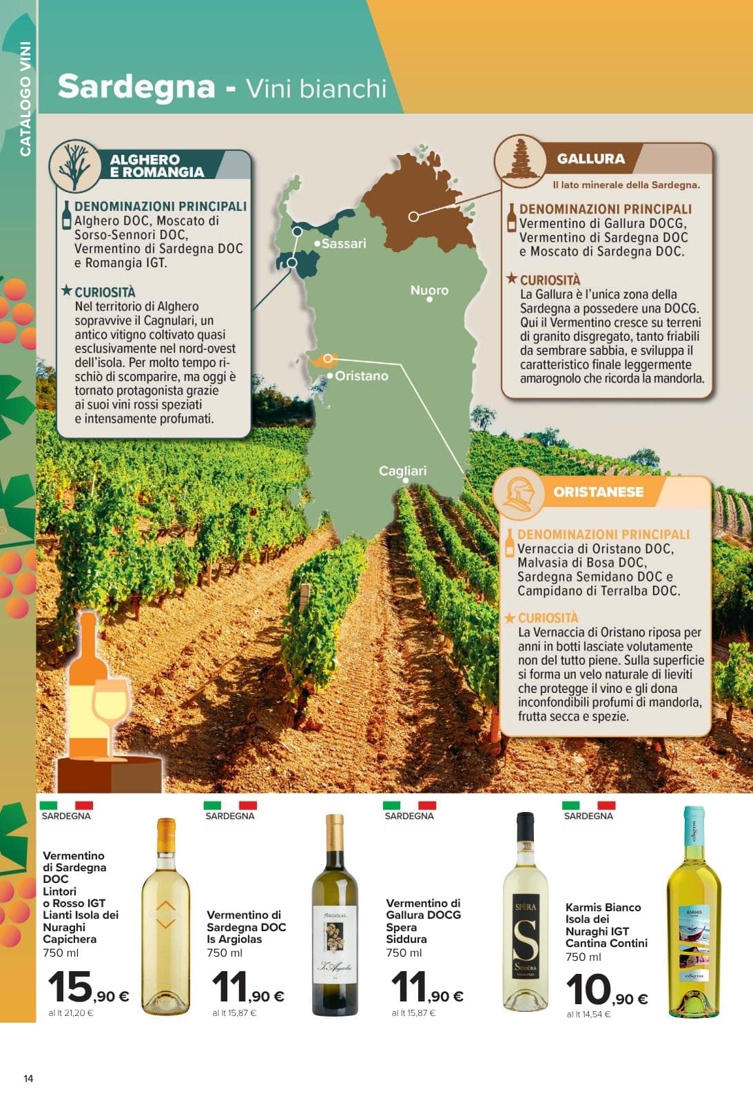 Pagina 14. del volantino Carrefour - Catalogo vini