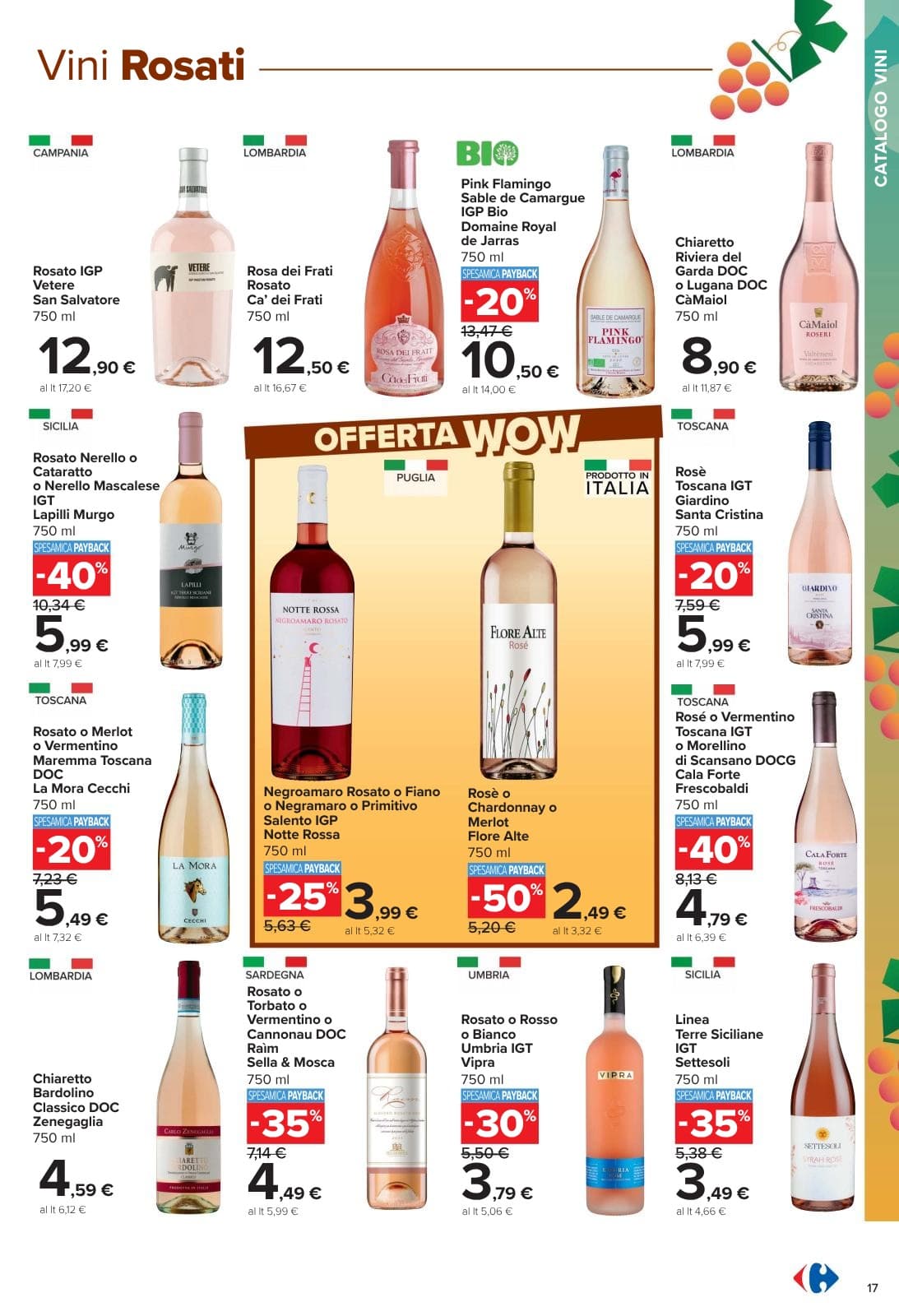 Pagina 17. del volantino Carrefour - Catalogo vini