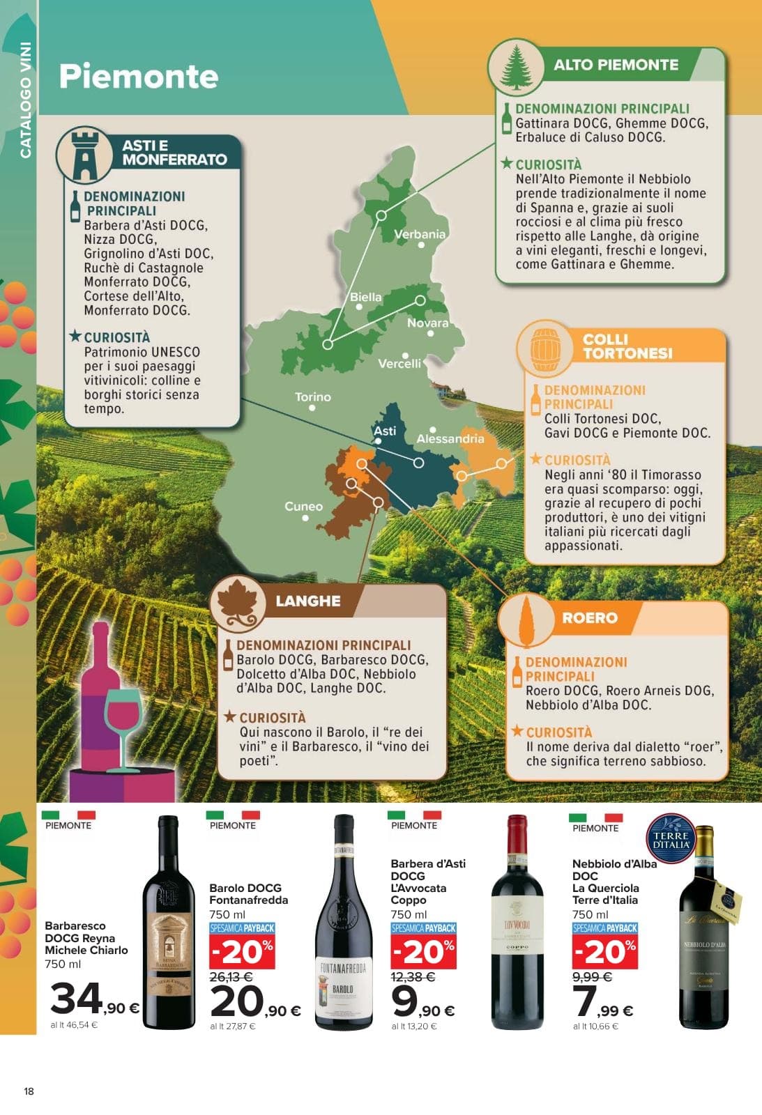 Pagina 18. del volantino Carrefour - Catalogo vini