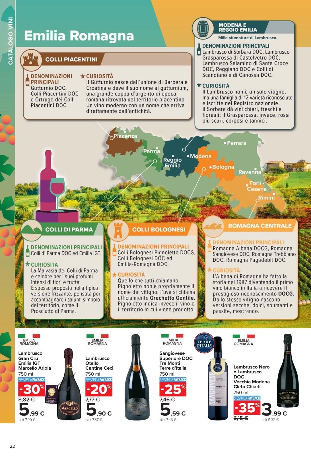 Pagina 22. del volantino Carrefour - Catalogo vini
