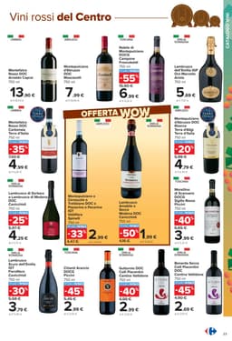 Pagina 23 del volantino Carrefour Catalogo vini