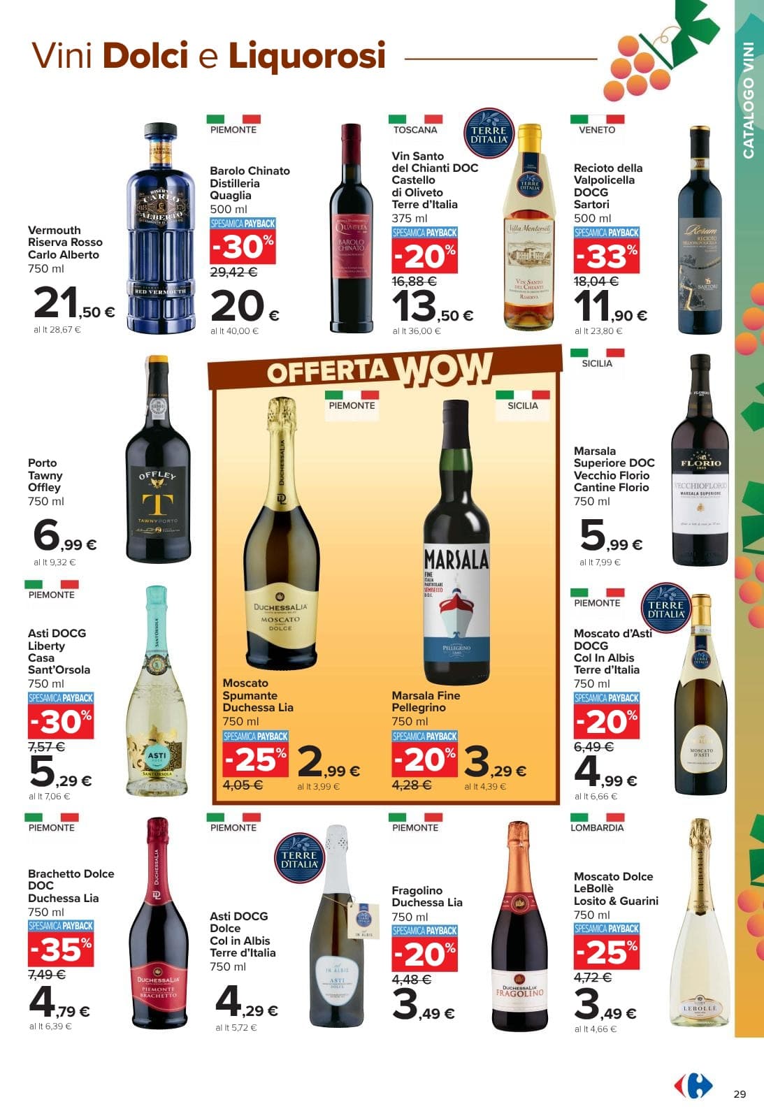 Pagina 29. del volantino Carrefour - Catalogo vini