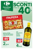 Copertina del volantino Carrefour Sconti fino al 40% (express)