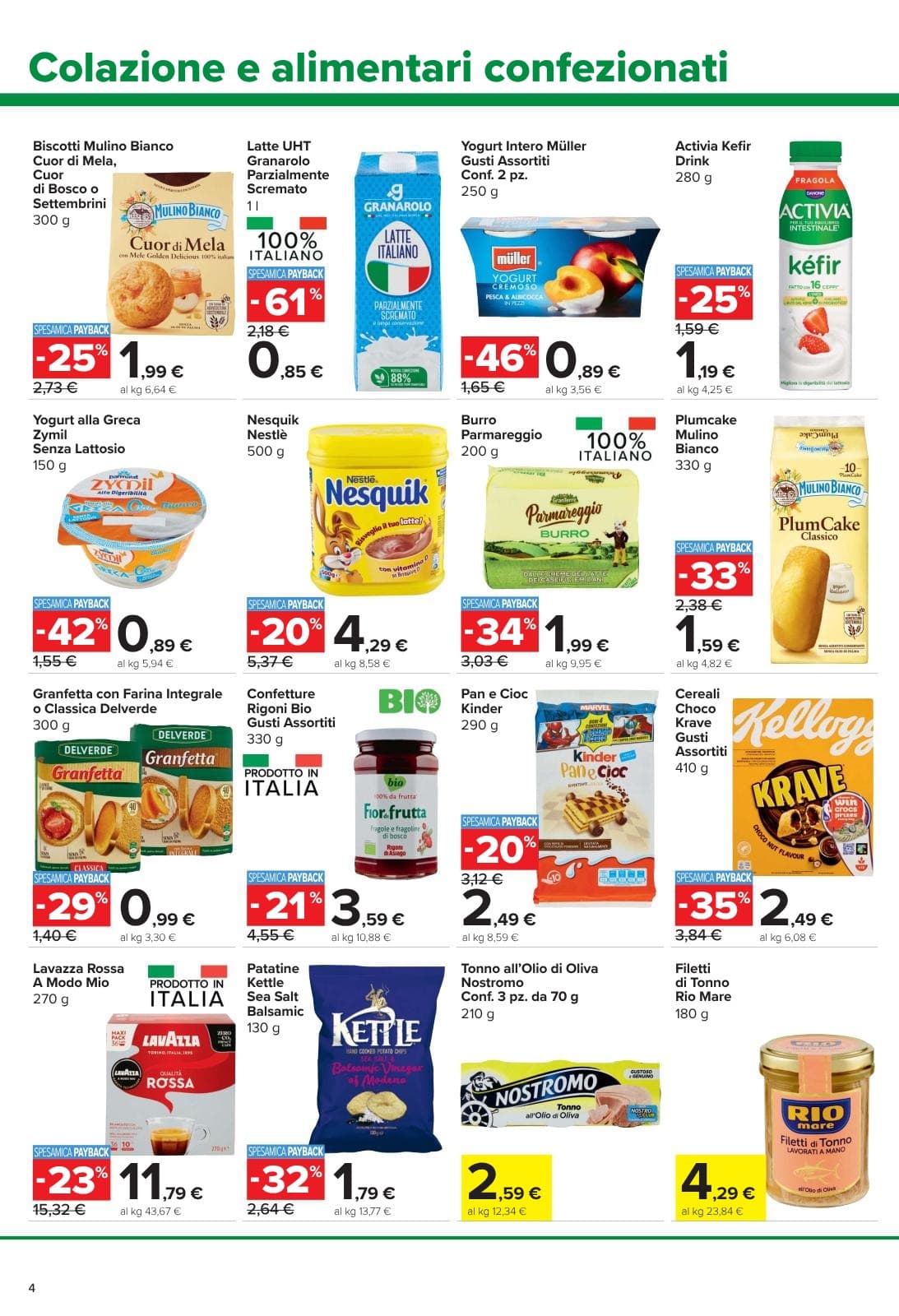 Pagina 4. del volantino Carrefour - Sconti fino al 40% (express)